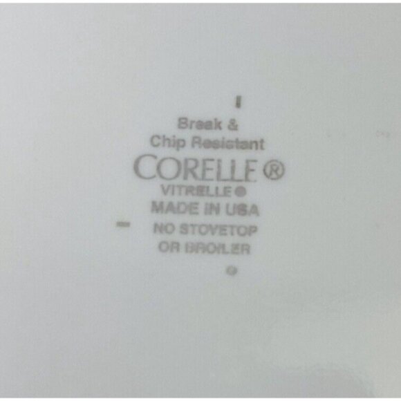 Corelle URBAN ARC Break Chip Resistance Black Gray Lines Dinner Plates Set of 4 - Picture 6 of 10